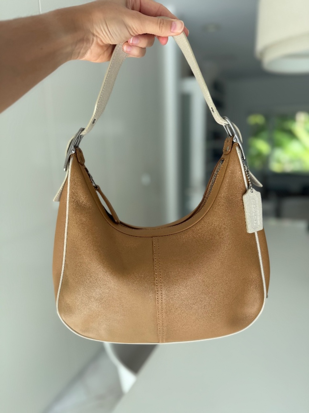 Vintage '03 Coach Legacy West Zoe Leather Hobo Bag Y2K Shoulder Bag #9342